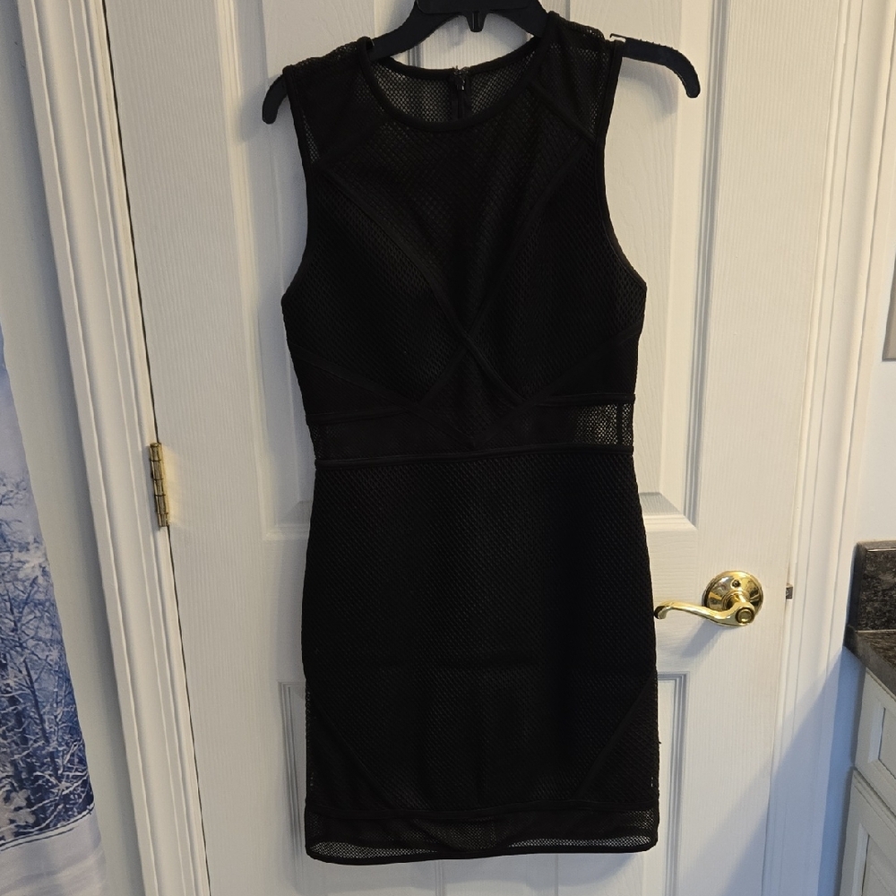 Express Black Sleeveless Mini Dress
